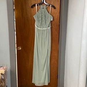 Bridesmaids Dress Open-Lace Back